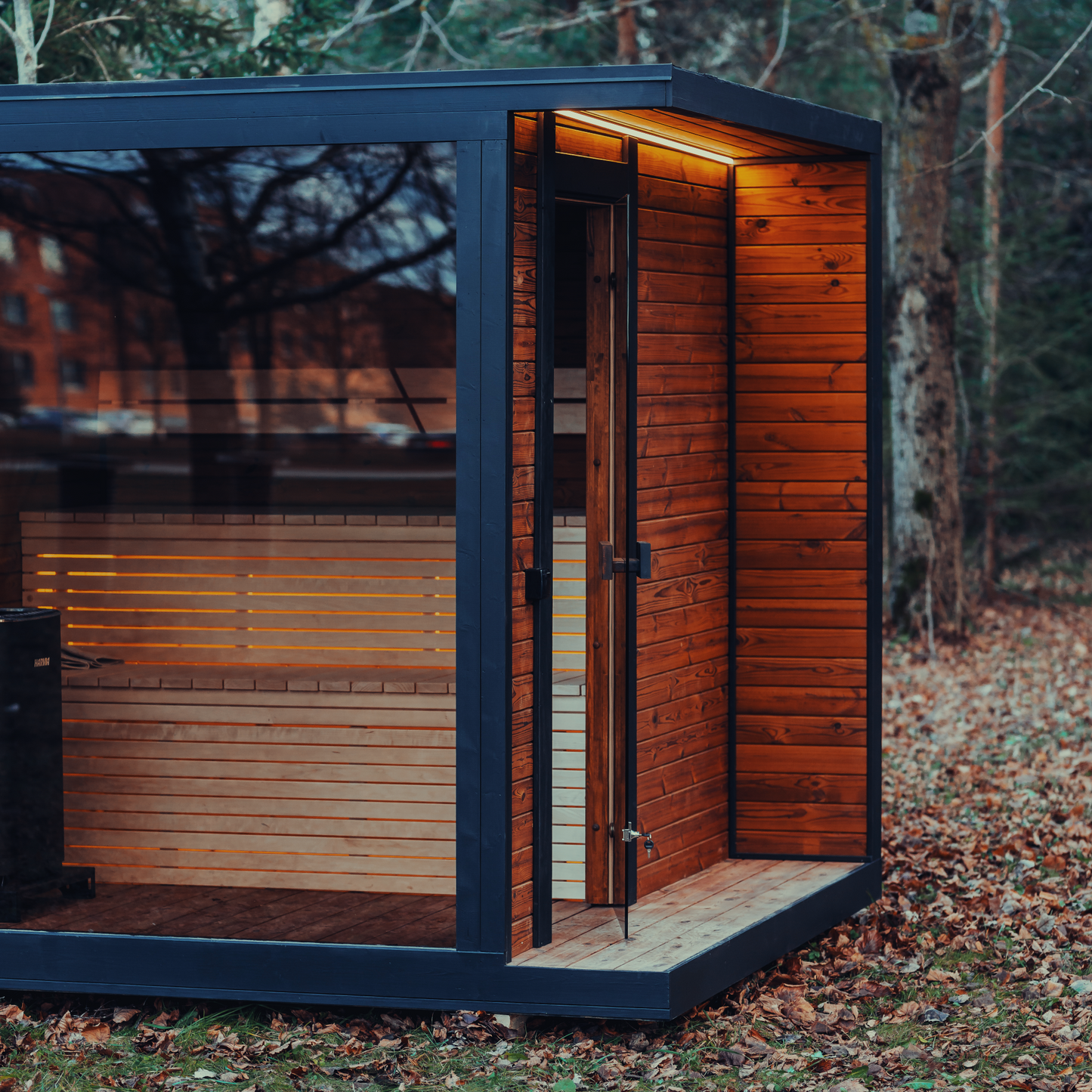 MAMMOTH 6 SAUNA - Harvia Electric Heater, Delivery & Assembly Included